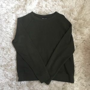 H&M Hunter Green Crewneck